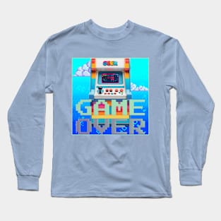 Game Over Retro Gamer Vibes! Long Sleeve T-Shirt